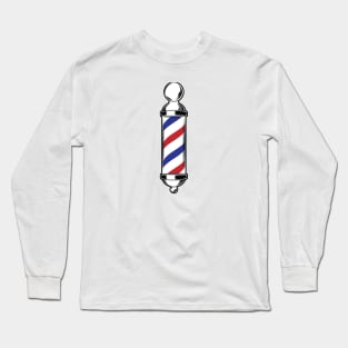 Barber Shop Design Long Sleeve T-Shirt